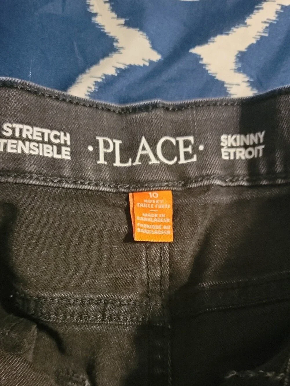 The Childrens Place washed black